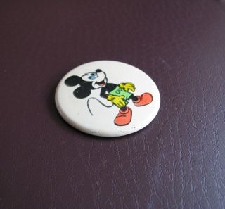 Old VTG Russian SOVIET UNION USSR Sport Enamel Pin Badge Mickey Mouse 4