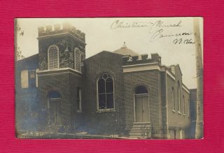 Cameron,  Wv,  A Real Photo Post Card View Of The Christian Church,  Ca 1905