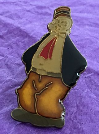 VTG Rare WIMPY from Popeye the Sailor Cartoon Collectible Lapel Hat PIN PINBACK 4