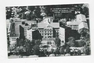 Vintage Photo Postcard St Elizabeth Hospital School Of Nursing Yakima Wa R649