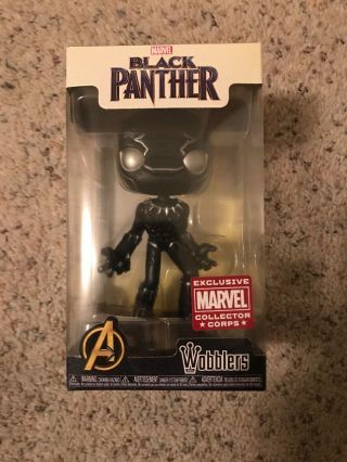 Funko Wacky Wobblers Marvel Black Panther Exclusive Collector Corps