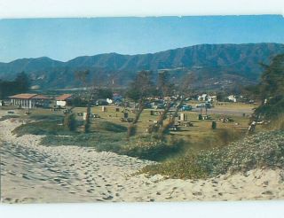 Pre - 1980 Park Scene Carpinteria - Near Ventura & Santa Barbara Ca H1903
