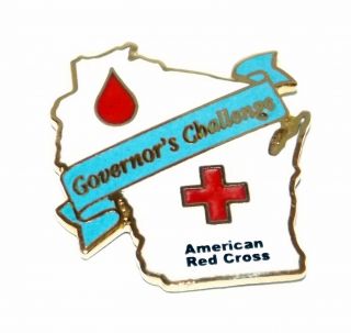 American Red Cross Lapel / Hat Pin,  Posts,  Governor 