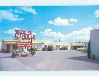 Pre - 1980 Motel Scene El Paso Texas Tx G7137