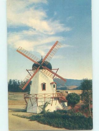 Pre - 1980 Windmill Solvang - Near Santa Barbara California Ca H4883