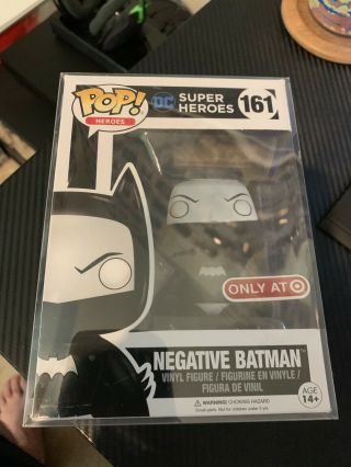 Funko Pop Dc Heroes Negative Batman Target Exclusive