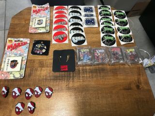 Old Stock Rare Vintage X - Men Pins Marvel Comics Limited,  Stickers,