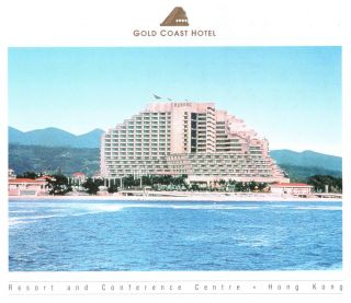 Gold Coast Hotel,  Hong Kong,  China Rare Picture Postcard