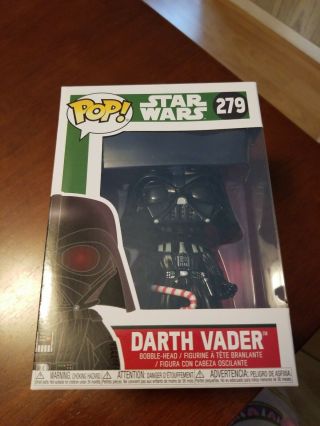 Funko Pop Star Wars: Holiday Darth Vader With Candy Cane Vinyl Figure 279