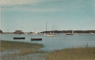 (u) Long Island,  Ny - Shelter Island - Anchored Boats And Waterfront