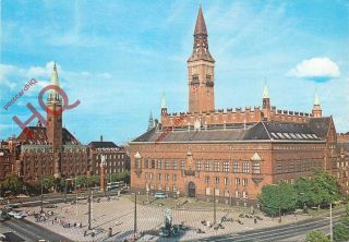 Picture Postcard,  Copenhagen,  Kobenhavn,  Rathaus