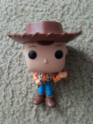 Disney Pixar Toy Story Woody Cowboy Funko Pop Figure Loose,  Open