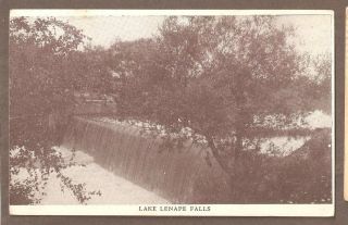 Vintage Postcard Lake Lenape Falls May 