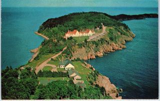 Cape Breton,  Ns,  Canada Aerial View Of Keltic Lodge 1969 Postcard