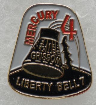Mercury Grissom Liberty Bell 7 Space Lapel Collectible Pin A0902