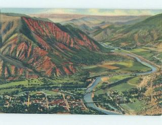 Linen Panoramic View Glenwood Springs Colorado Co I1280