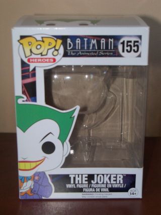 Funko Pop 155 The Joker Batman The Animated Series Box And Insert Harley Quinn