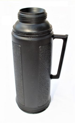 Vintage 1970s Thermos Brand Pint Bottle Body Only Black