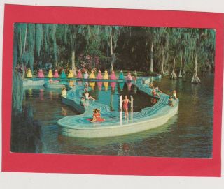 Vintage Chrome - Cypress Gardens Park - Kissimmee Florida Area - Esther Williams