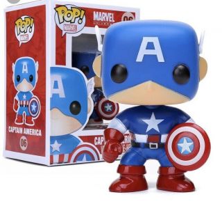 Cptin Amercia Pop Funko (never Been Taken Out Of Box Or Played With)