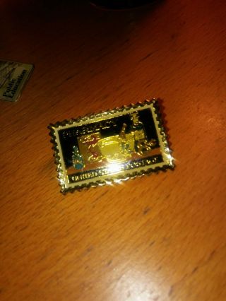 Vintage Usps Pharmacy 8 Cent Postage Stamp Postal Lapel Pin