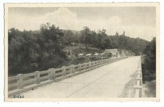 Leslie,  Ar Arkansas Old Postcard,  Red River Camp And Lodge,  Bridge