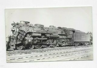 Vintage Rppc Postcard Ferroviagraph Boston And Maine Railroad Engine 3715 98