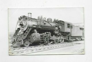 Vintage Rppc Postcard Ferroviagraph Boston And Maine Railroad Engine 2413 91