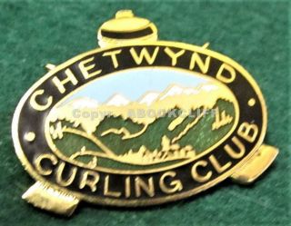 Chetwynd Curling Club N.  E.  B.  C.  Pin
