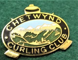 CHETWYND CURLING CLUB N.  E.  B.  C.  Pin 2