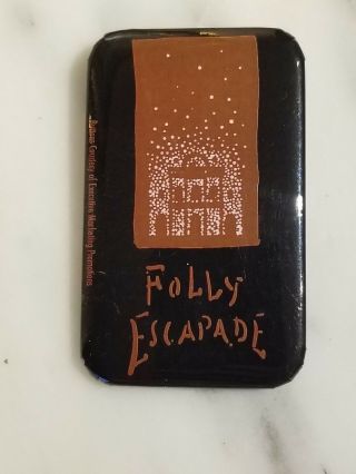 Vintage Folly Escapade Pinback Button From The Folly Theatre In Kc Mo