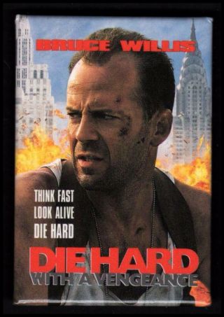 Die Hard With A Vengeance Officially Licensed Movie Promo Pin Pinback Button