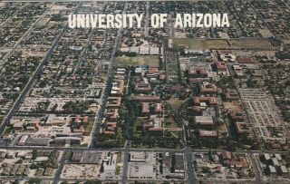 (w) Tucson,  Az - Aerial View Of The University Of Arizona Area - 12/6/1962
