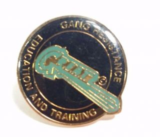 G.  R.  E.  A.  T.  Gang Resistance Education And Training Lapel Hat Shirt Pin W Back