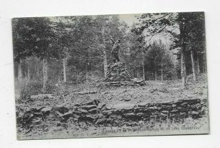 Early Photo Postcard Mt Independence Vt On Lake Champlain R255