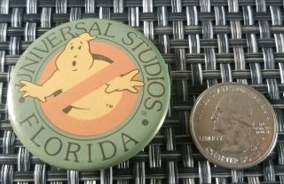 Vintage Ghostbusters Pinback Button Pin Metal 