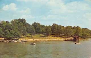 Carrollton Kentucky General Butler State Park Beach Lake Tower Paddle Boats 1967