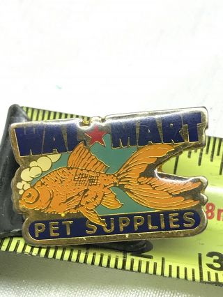 Rare Walmart Lapel Pin Smiley Wal - Mart Pinback Per Supplies