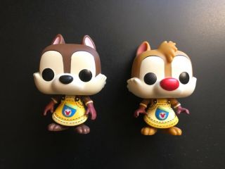 Kingdom Hearts Chip And Dale Funko Pop Set Of 2 Out Of Box