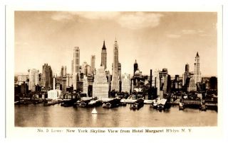 Rppc Lower York City From Hotel Margaret Brooklyn Postcard 5n (2) 31