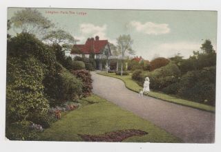 Great Old Card Of Longton Park Lodge Stoke On Trent 1906