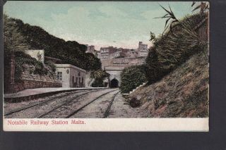 Malta - Notabile Railway Station - Early