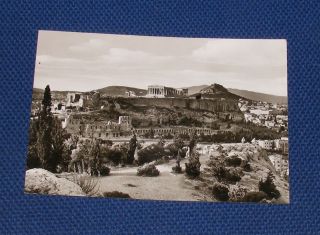 Greece,  Athens,  The Akropolis - Old Picture Postcard