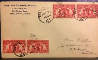 Pair Us Fdc First Day Cover 627 Sesquicentennial Liberty Bell 1926 Hand Cancel