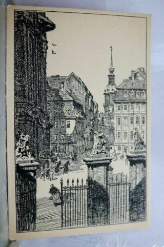 Germany Dresden Postcard Old Vintage Card View Standard Souvenir Postal Post Pc