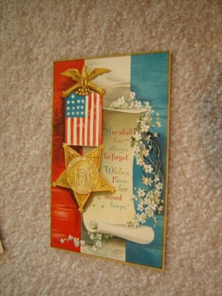 Vintage Postcard Gar Grand Army Republic Signed Clapsaddle Memorial Day