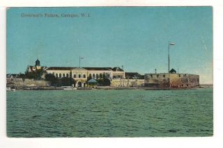C1910 Postcard: Governor’s Palace – Curacao,  Netherland Antilles,  West Indies