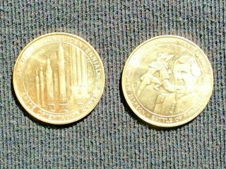 Vintage Alabama Al Token 150 Years Battle Of Horseshoe Bend Space Center Coin