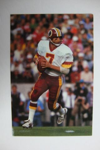 817) Joe Theismann Washington Redskins Quarterback No 7 Nfl Football Player