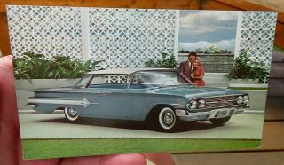 1960 Chevrolet Impala Auto Car Advertising Postcard